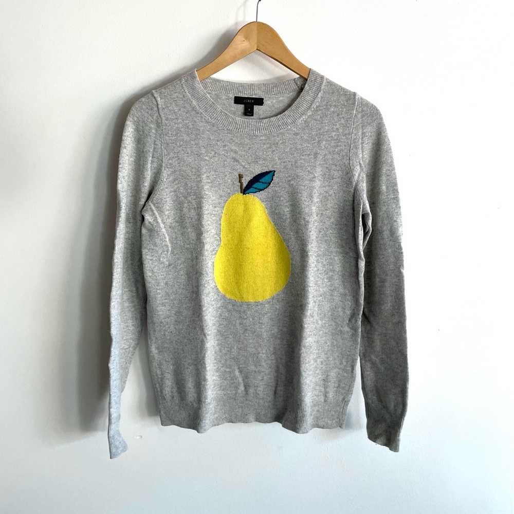 J Crew Wool Pear Sweater